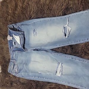 Never Worn denim cropped Jeans